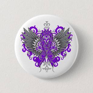 Lupus Awareness Cool Wings Pinback Button