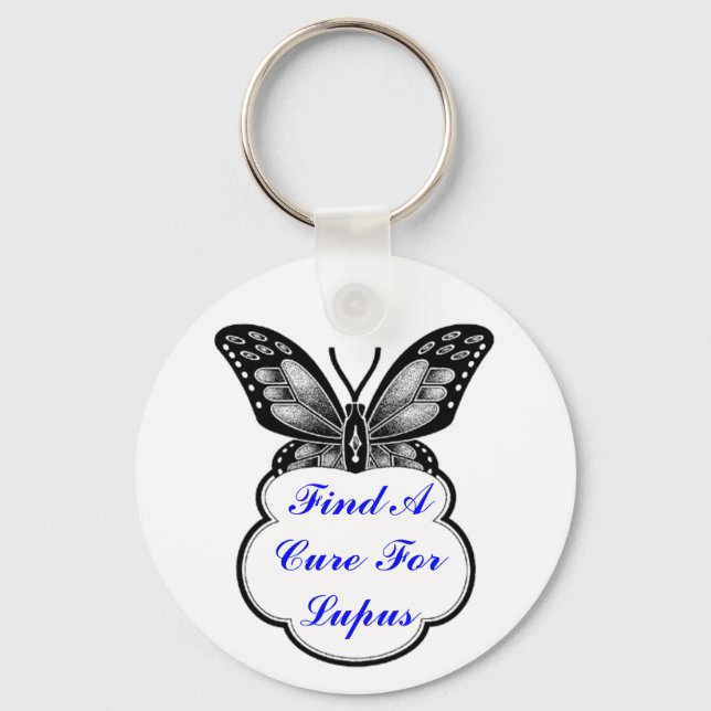 Lupus Awareness Keychain (Front)