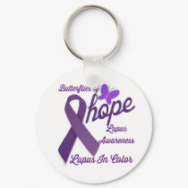 Lupus Awareness Keychain