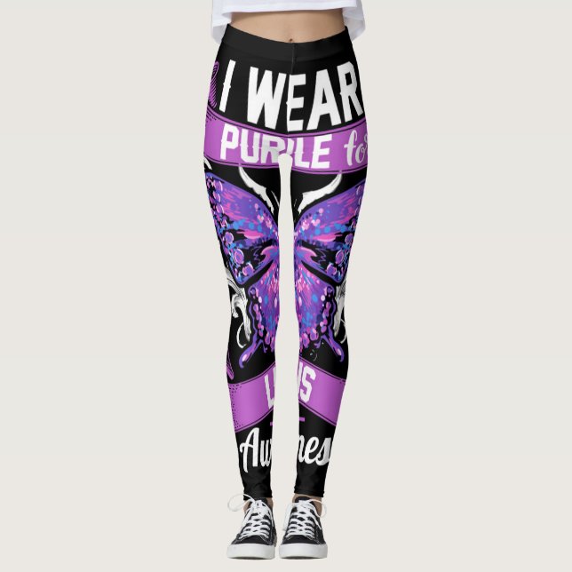 Lupus Awareness Leggings (Front)