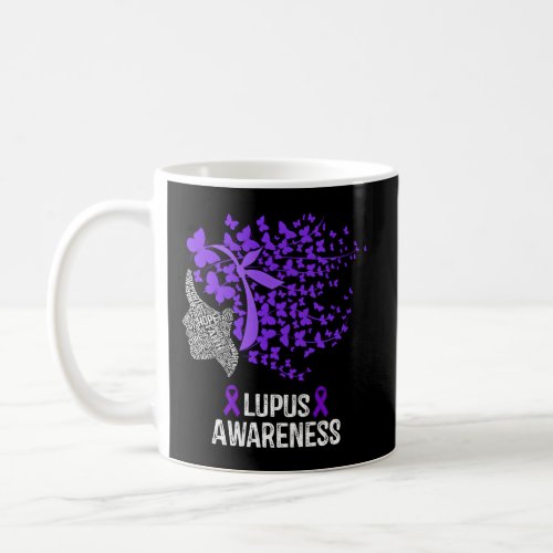 Lupus Awareness Lupus Purple Butterflies Coffee Mug