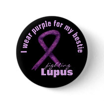 Lupus Awareness Month / Purple Ribbon I wear for Button