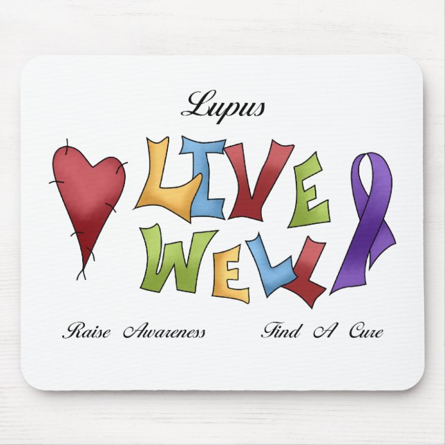 Lupus Awareness Mouse Pad (Front)