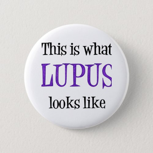 Lupus Awareness Pinback Button
