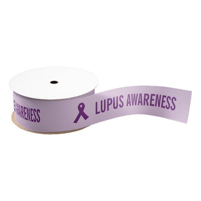 Lupus Awareness Purple Grosgrain Ribbon (Spool)