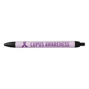 Lupus Awareness Ribbon Purple Pen