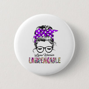 Lupus Awareness Ribbon Support Gifts Button