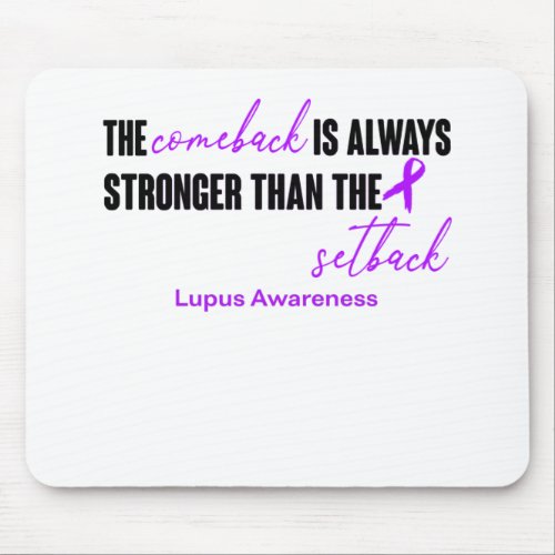 Lupus Awareness Ribbon Support Gifts Mouse Pad