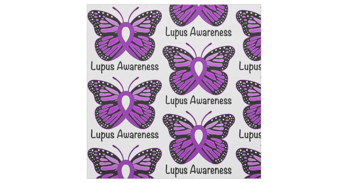 Download Lupus Ribbon With Butterfly Shefalitayal