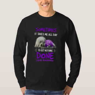Lupus Awareness Ribbon Your Battle My Battle Dog T-Shirt