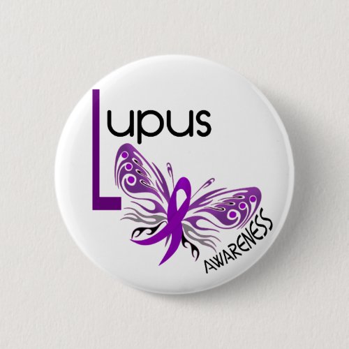 Lupus BUTTERFLY 31 Pinback Button