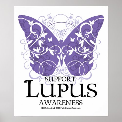 Lupus Butterfly Poster