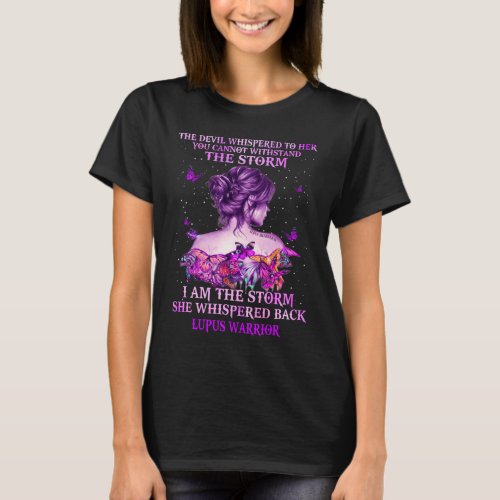 lupus butterfly warrior i am the storm T_Shirt