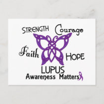 Lupus Celtic Butterfly 3 Postcard
