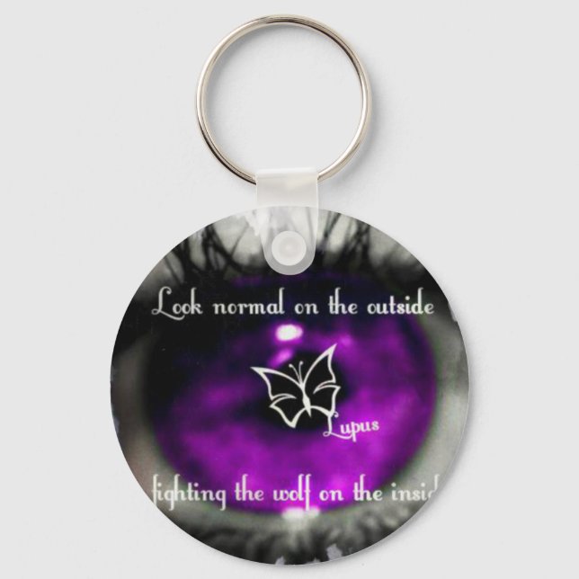 lupus eye22.jpg keychain (Front)
