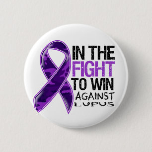 Lupus - Fight To Win Pinback Button