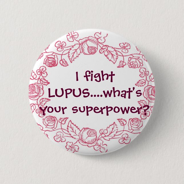Lupus Hero Button (Front)