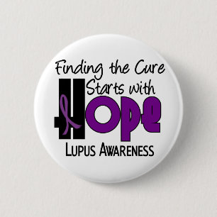 Lupus HOPE 4 Pinback Button