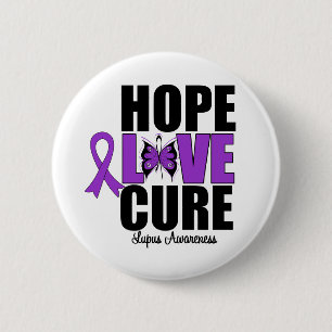 Lupus Hope Love Cure Button