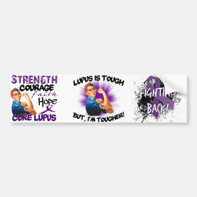 Lupus is Tough... But i'm Tougher Bumper Sticker (Front)