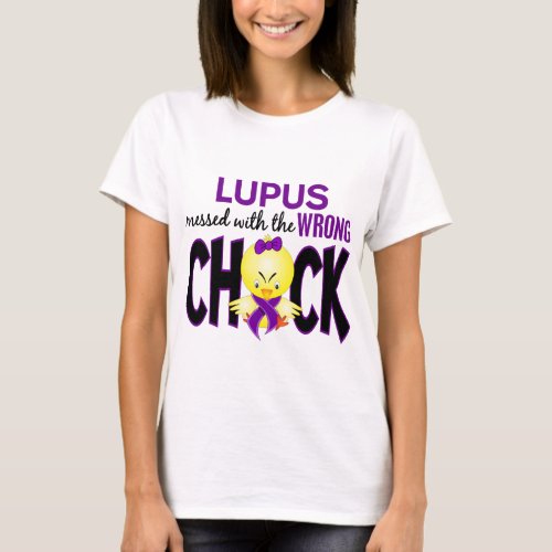 Lupus Messed With The Wrong Chick T_Shirt