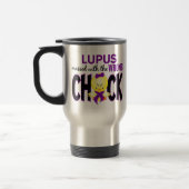 Lupus Messed With The Wrong Chick Travel Mug (Left)