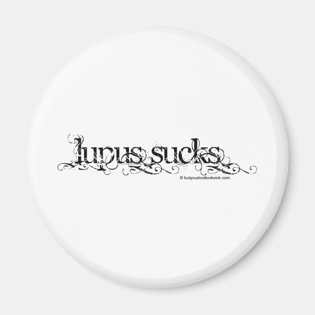 Lupus Sucks Magnet (Front)
