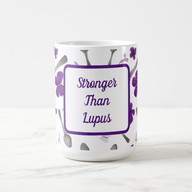 Lupus Symbols Coffee Mug (Center)