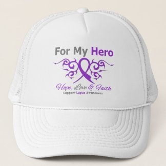 Lupus Tribal Ribbon Hero Trucker Hat