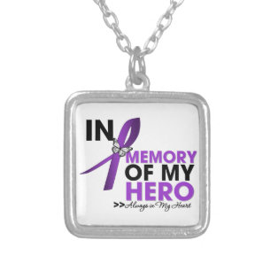 Lupus Tribute In Memory of My Hero Silver Plated Necklace