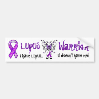 Lupus Warrior Bumper Sticker