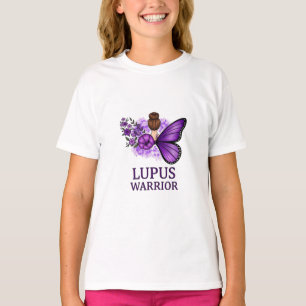 Lupus Warrior Butterfly t-shirt Purple Awareness