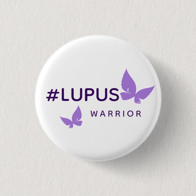 Lupus Warrior - Button (Front)