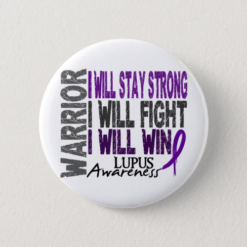 Lupus Warrior Button