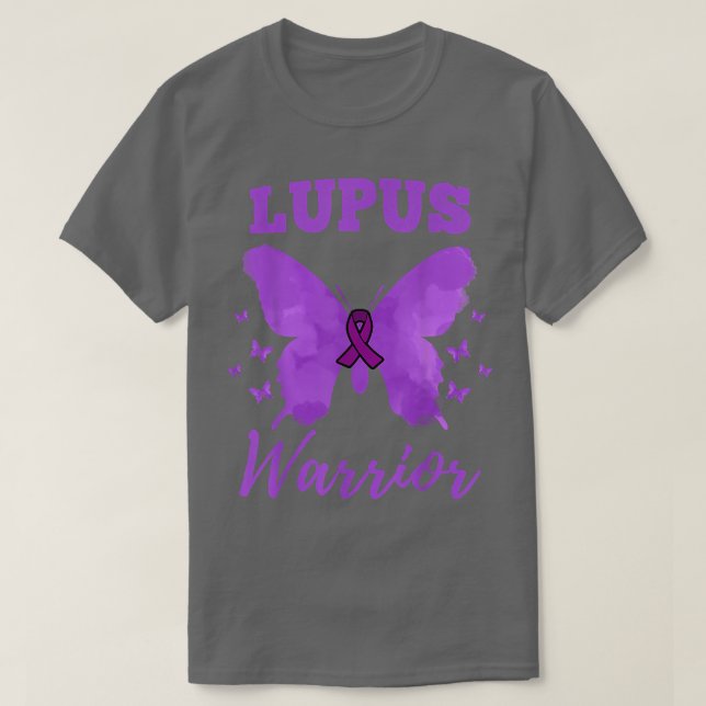 Lupus Warrior for Lupus Awareness  T-Shirt (Design Front)