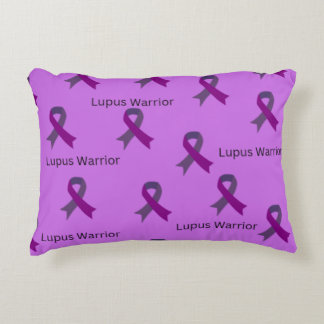 Lupus Warrior Great Awareness Gift for him or her Accent Pillow