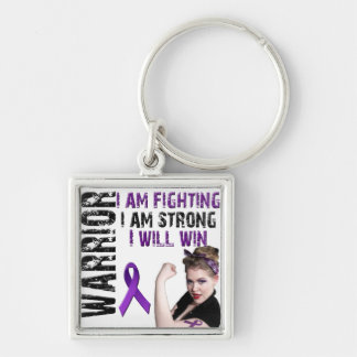 Lupus Warrior Keychain