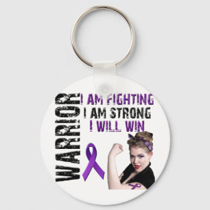 Lupus Warrior Keychain