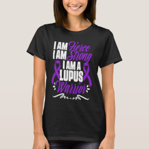Lupus Warrior  Lupus Purple Ribbon Lupus Awareness T-Shirt