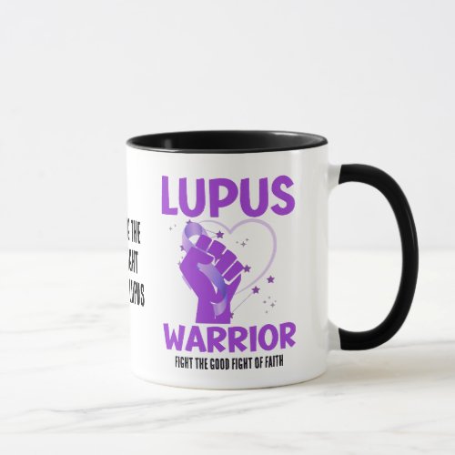 LUPUS WARRIOR Purple Custom Raising Awareness Mug