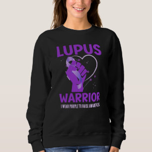 LUPUS WARRIOR Purple Custom Raising Awareness Sweatshirt