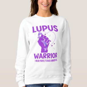 LUPUS WARRIOR Purple Custom Raising Awareness Sweatshirt