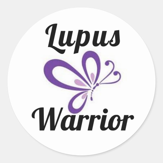 Lupus Warrior Sticker (Front)