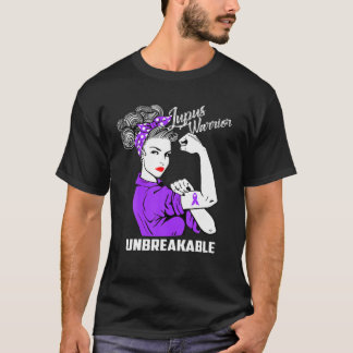 Lupus Warrior Unbreakable Lupus Awareness Gift T-Shirt