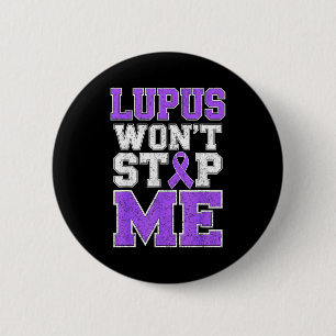 Lupus won't stop warrior fighter awareness purple button