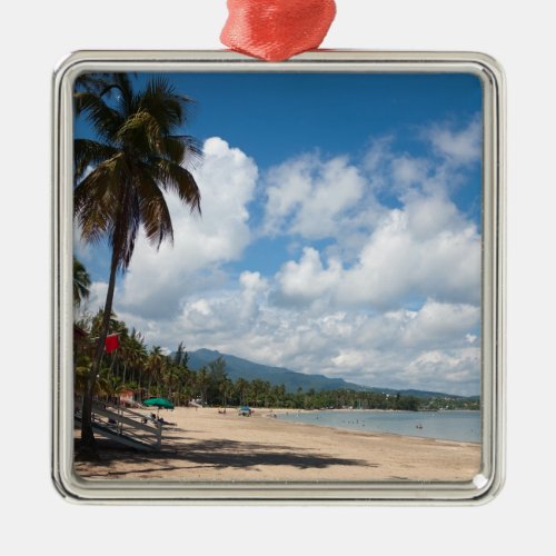 Luquillo Beach Puerto Rico Metal Ornament