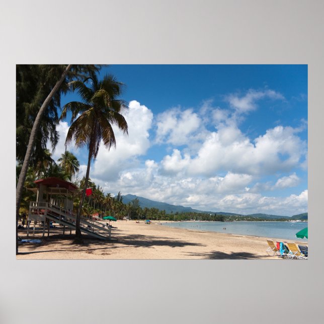 Luquillo Beach Puerto Rico Poster (Front)