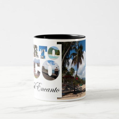 Luquillo Beach Puerto Rico Two_Tone Coffee Mug