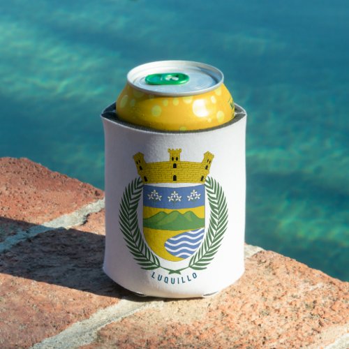Luquillo coat of arms _ Puerto Rico Can Cooler