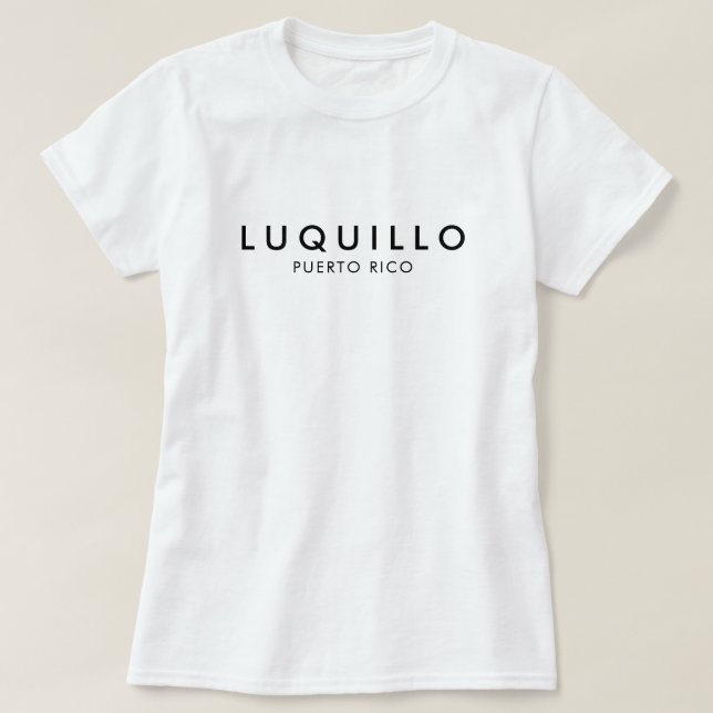 Luquillo Puerto Rico T Shirt (Design Front)